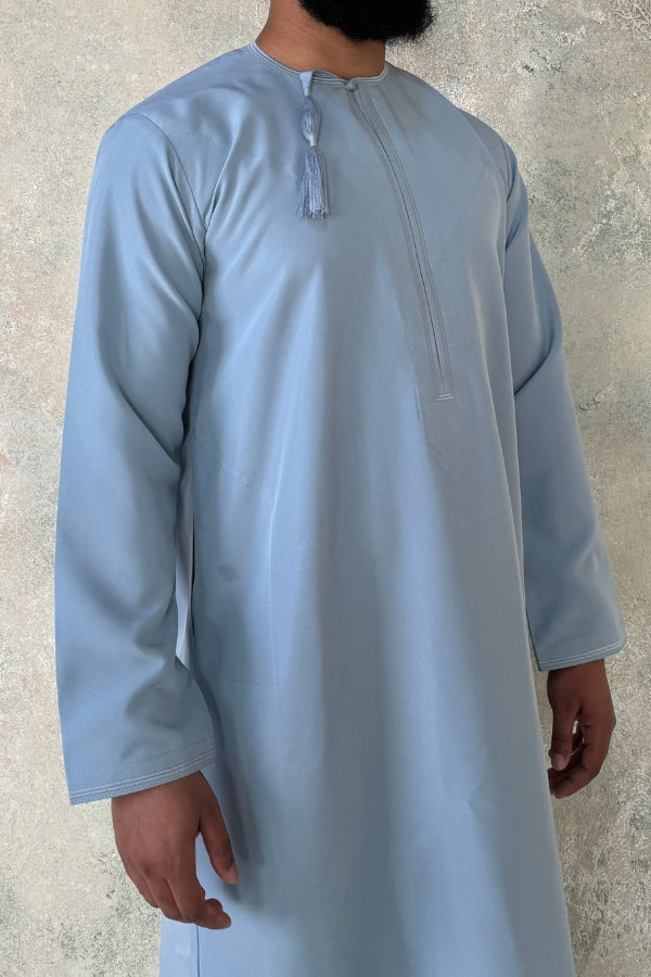 Blue Omani Thobe | Men's Omani Thobe |  Al-Layth