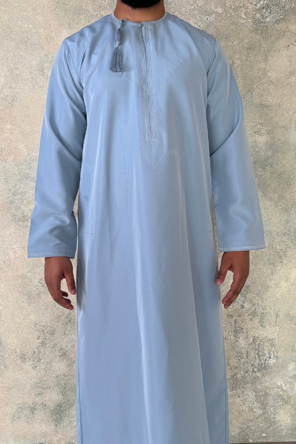 Blue Omani Thobe | Men's Omani Thobe |  Al-Layth